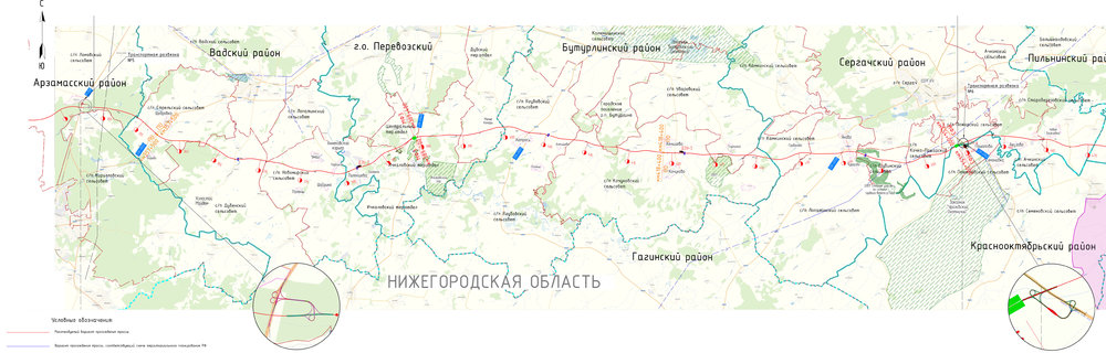 М 12 участок Нижегородская область (347 - 454 км)